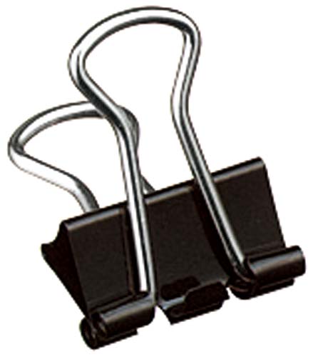 ダブルクリップ＜Ｓｃｅｌ－ｂｏ＞黒　極豆画像