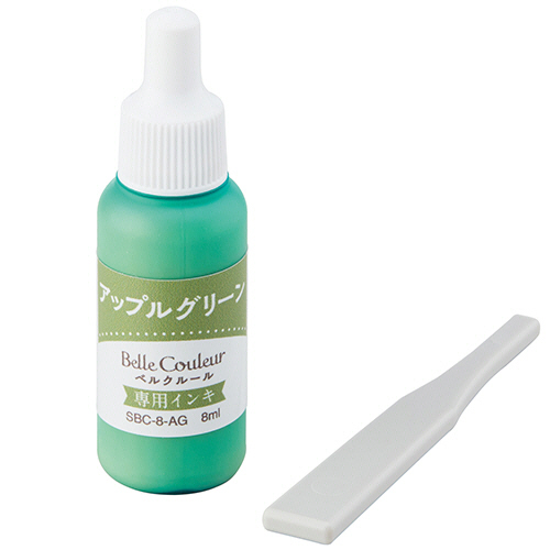 ﾍﾞﾙｸﾙｰﾙ 専用ｲﾝｷ 8mL ｱｯﾌﾟﾙｸﾞﾘｰﾝ 1個画像