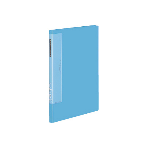 クリヤーブックＷＣ　固定式Ａ４縦２０枚水色画像