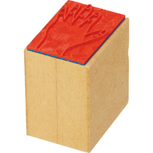 医学ｺﾞﾑ印 手の甲･右 小判 1個画像