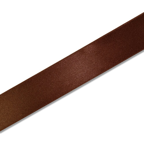 HEIKO シングルサテンリボン 36mm幅×20m巻 ココア画像