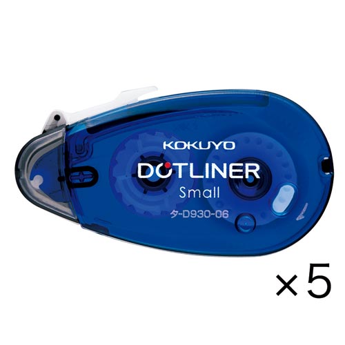 ドットライナースモール青使い切り強粘着×５画像