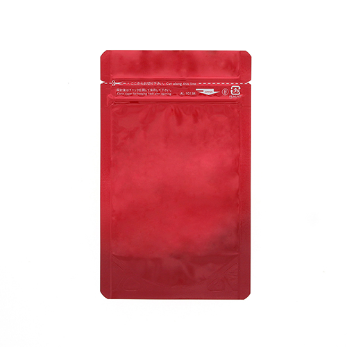 保存に適したアルミ製！赤色カラーラミネート袋