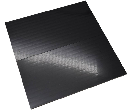 超強力マグネットシート　滑り止め加工　粘着付　カットタイプ　100×50mm　2片付