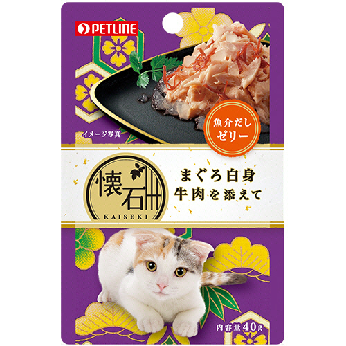 懐石ﾚﾄﾙﾄ まぐろ白身牛肉魚介だしｾﾞﾘｰ 40g 1ｾｯﾄ(12ﾊﾟｯｸ)画像