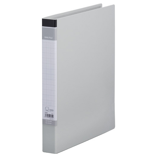 ﾘﾝｸﾞﾌｧｲﾙ BF A4ﾀﾃ 2穴 200枚収容 背幅37mm ｸﾞﾚｰ 1ｾｯﾄ(20冊)画像