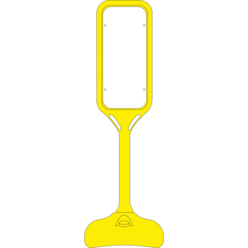 ｻｲﾝｽﾀﾝﾄﾞPS 白無地ﾀｲﾌﾟ 片面表示 1240×370mmΦ 1台画像