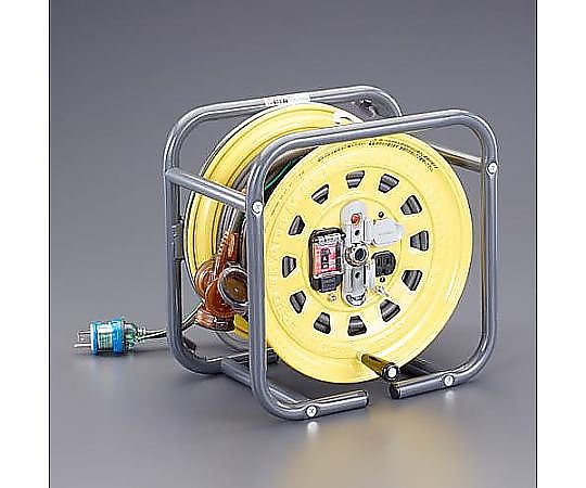 AC125V/15A/27+3m コードリール(漏電遮断器/アース)
