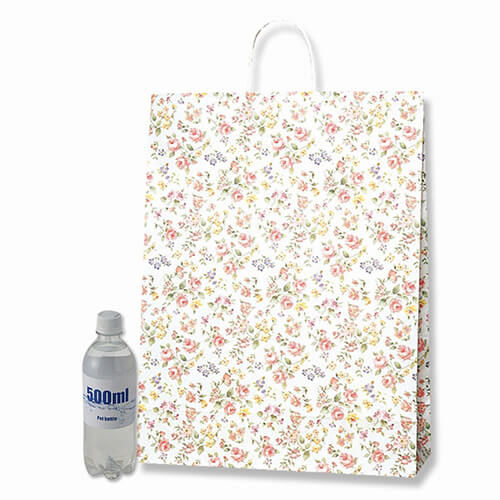 ギフト用や持ち帰りに！同シリーズ最大丈のデザイン入り大型手提げ紙袋