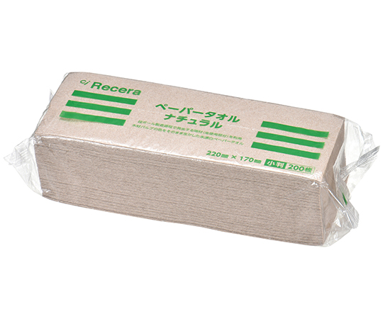 Recera　ペーパータオル　ナチュラル　小判　200枚