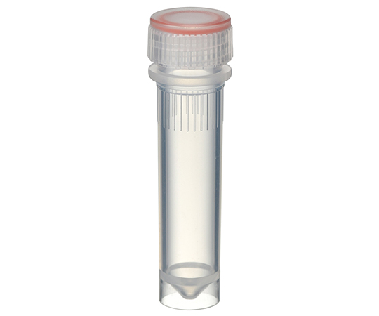スクリューキャップチューブ 2.0mL 自立型 クリア 1箱（500本入）画像