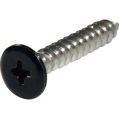 ﾈｼﾞｶﾗｰ ｽﾃﾝﾚｽ低頭ﾀｯﾋﾟﾝｸﾞ 4×16黒 1ﾊﾟｯｸ(8本)画像