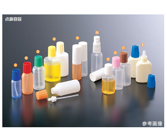 点鼻容器 10mL ルリ/青 1袋（100本入）画像