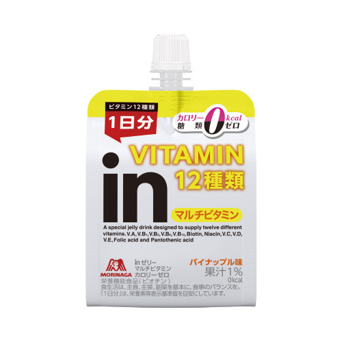 ｉｎゼリー　マルチビタミンカロリーゼロ　６個入画像