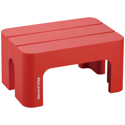 ﾃﾞｺﾗｽﾃｯﾌﾟ S ﾚｯﾄﾞ 1個画像