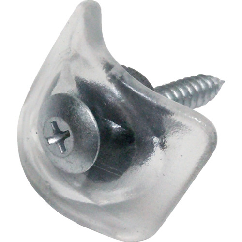 波板専用ﾋﾞｽ ﾎﾟﾘｶ座金 木下地用 5×35 ｸﾘｱｰ 1袋(10本)画像