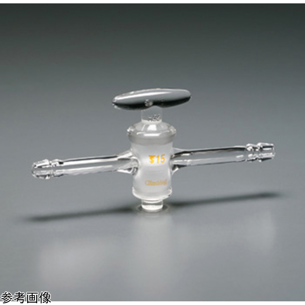 二方コック（ゴム止タイプ）15/35 φ8mm画像