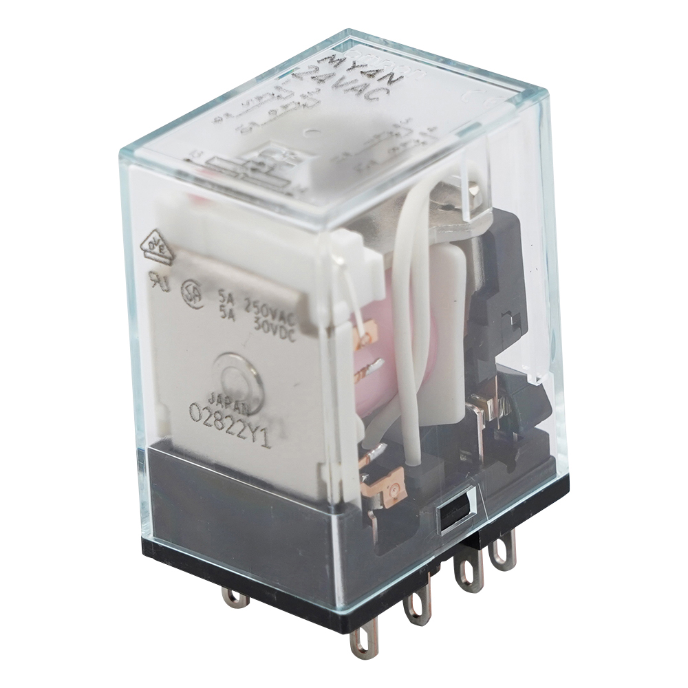 ミニパワーリレー（MY4形）　動作表示灯内蔵型画像