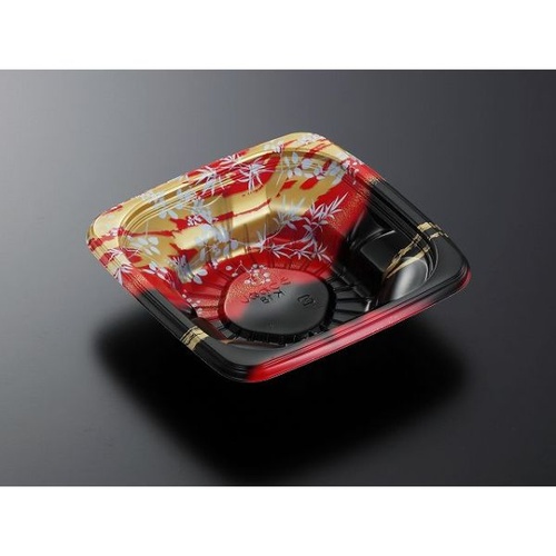 中央化学 どんぶり容器 CT うつわめし K18 かのかR-BK 本体画像