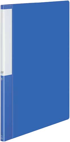 クリヤーブックポジティ　Ｂ４縦　青　２０Ｐ　４冊画像