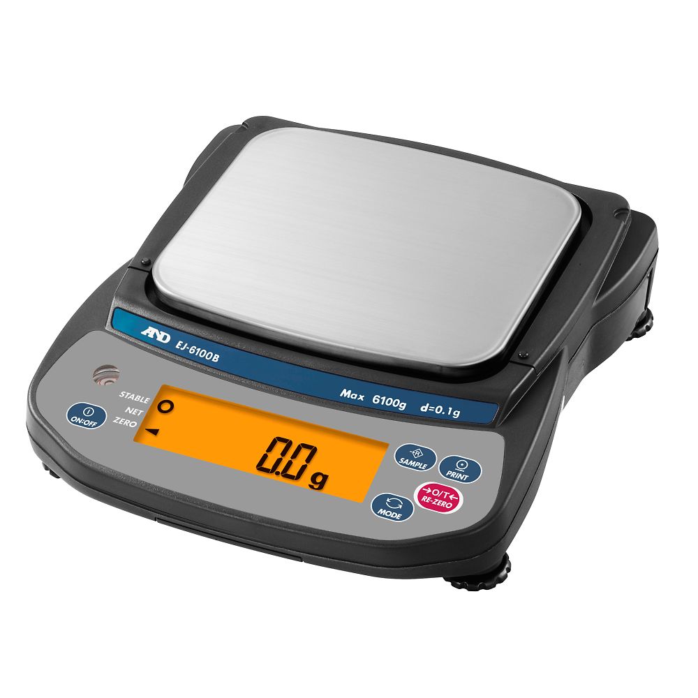パーソナルコンパクト電子天びん EJ-Bシリーズ ひょう量:6100g 最小表示:0.1g画像