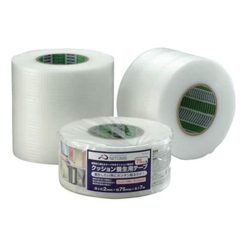 ニトムズ クッション養生テープ 100mm×7m G0301画像