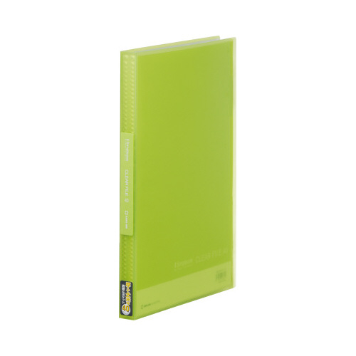 シンプリーズクリアーＦ　Ａ４縦４０Ｐ　透明黄緑画像