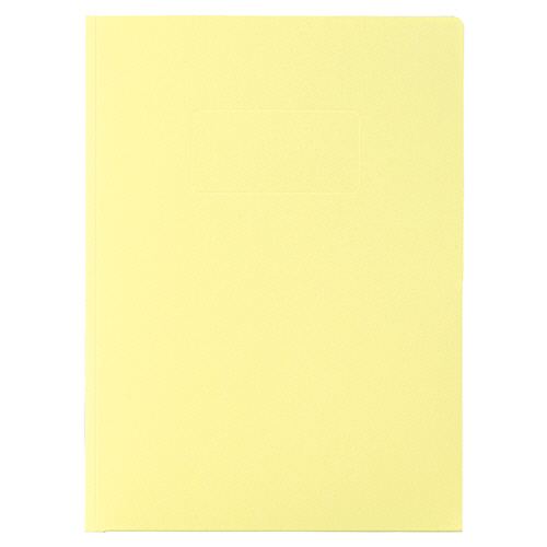 ｶﾗｰﾎﾟｹｯﾄﾎﾙﾀﾞｰ(紙製) 2つ折りﾀｲﾌﾟA4(見開きA3判) ﾗｲﾄｲｴﾛｰ 1冊画像