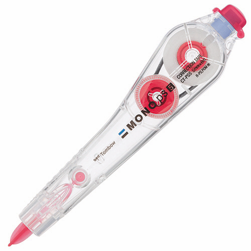 修正ﾃｰﾌﾟ ﾓﾉPS5 5mm幅×6m 赤 1個画像