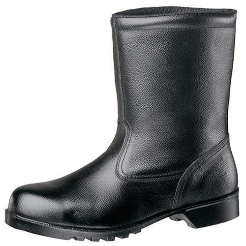 ｺﾞﾑ底安全靴 半長靴 V2400N ﾌﾞﾗｯｸ 23.5cm 1足画像