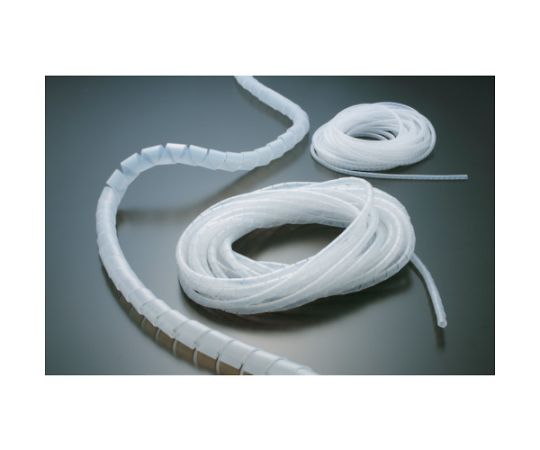 スパイラルチューブ　10m　結束径Φ6.0～30.0　白画像