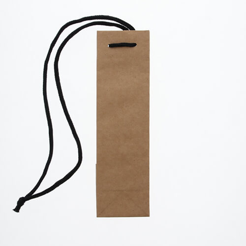 スリムなボトルに最適なクラフトの手提げ紙袋