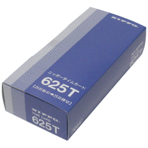 ﾆｯﾎﾟｰ 標準ﾀｲﾑｶｰﾄﾞ 25日締 1ﾊﾟｯｸ(100枚)画像