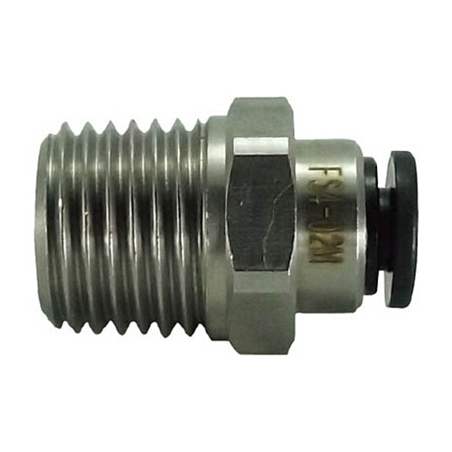 ﾀｯﾁｺﾈｸﾀｰﾌｧｲﾌﾞ ﾒｲﾙｺﾈｸﾀｰ 4mm･R1/4 1個画像