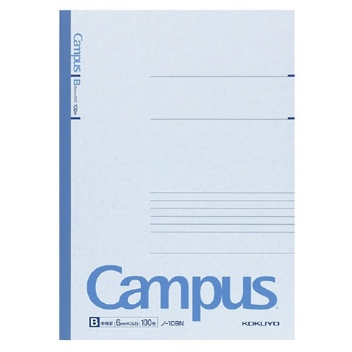 キャンパスノートセミＢ５　Ｂ罫６ｍｍ　１００枚画像