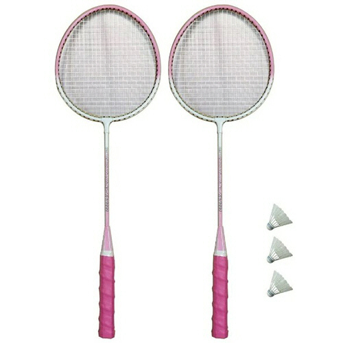 ｽﾎﾟｰﾂﾊﾞﾄﾞﾐﾝﾄﾝ ﾋﾟﾝｸ 1ｾｯﾄ画像