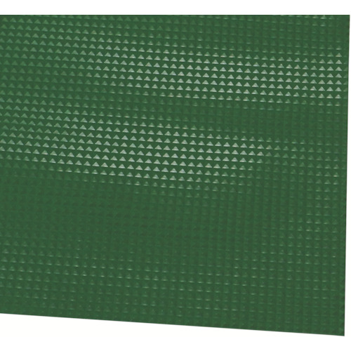 ﾋﾞﾆｰﾙ長ﾏｯﾄ ﾋﾟﾗﾐｯﾄﾞ 910mm×20m 緑 1巻画像