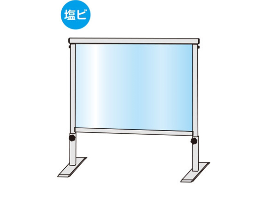スライドパーテーション　450×600mm　（塩ビ仕様）画像
