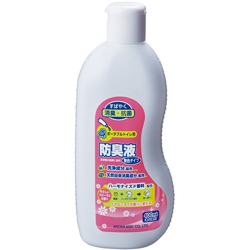 ポータブルトイレ用防臭液　無色タイプ　400ml　1本画像