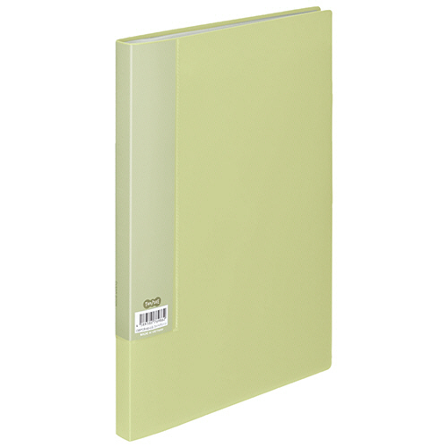 ｽﾘﾑｸﾘﾔｰﾌﾞｯｸ(OBP配合) A4ﾀﾃ 40ﾎﾟｹｯﾄ ﾗｲﾄｸﾞﾘｰﾝ 1ｾｯﾄ(10冊)画像