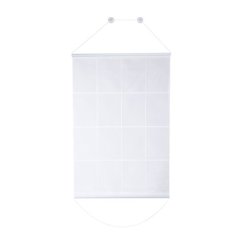 売場備品 クリアポケットPOPA4 横4×縦4 吸盤 友屋 [ケース販売]