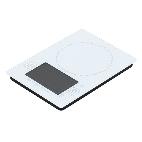 はかり 量HAKARI ガラストップデジタルキッチンスケール1.0kg用 パール金属画像
