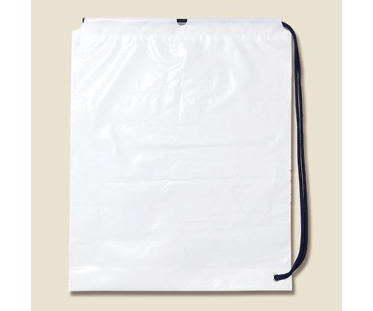 HEIKO ポリ袋 ショルダーシャンテバッグ 40-50 ホワイト 5枚画像