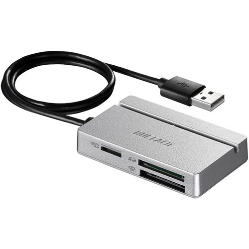USB2.0 ﾏﾙﾁｶｰﾄﾞﾘｰﾀﾞｰ ｽﾀﾝﾀﾞｰﾄﾞﾓﾃﾞﾙ ｼﾙﾊﾞｰ 1個画像