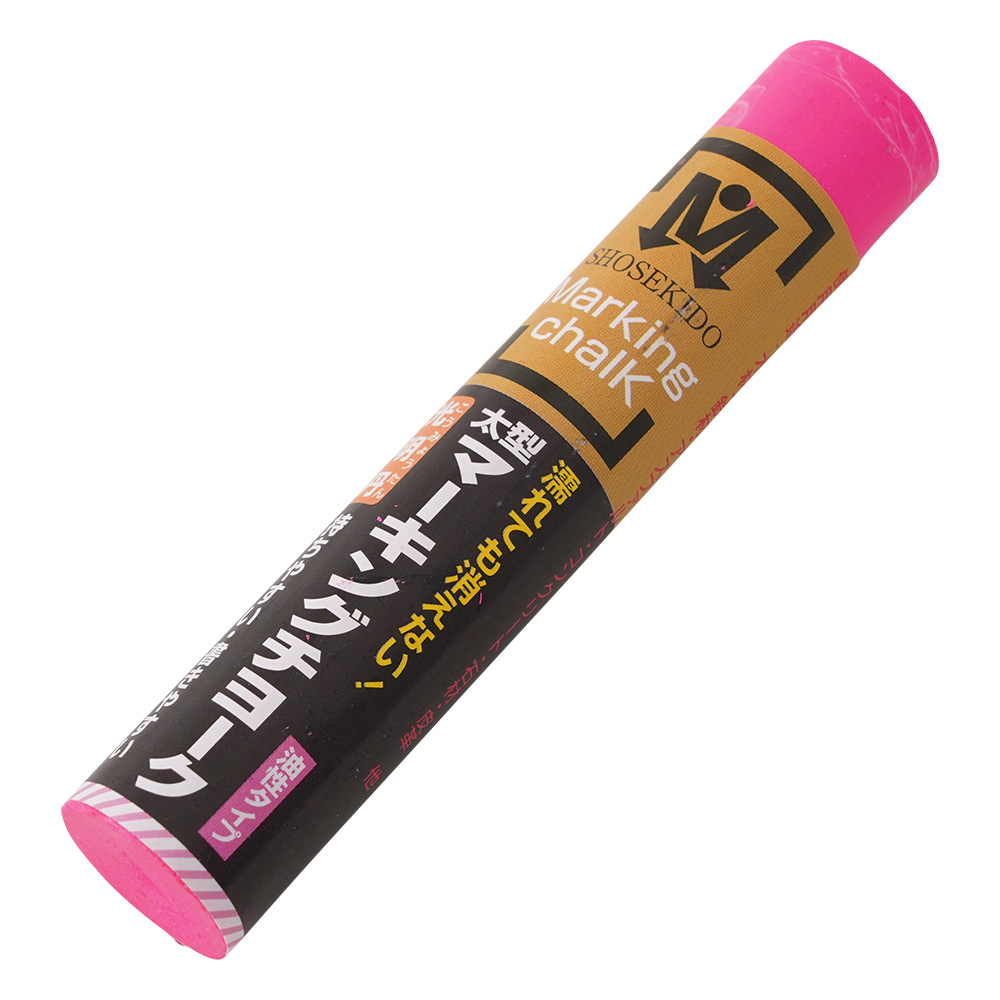太型マーキングチョーク　光明丹　蛍光ピンク　1箱（12本入）画像