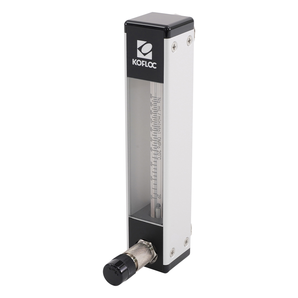 精密ニードルバルブ付フローメータ