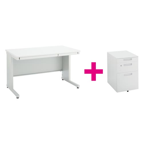 セット品インベント７００平１２００ワゴン３段ＷＨ画像