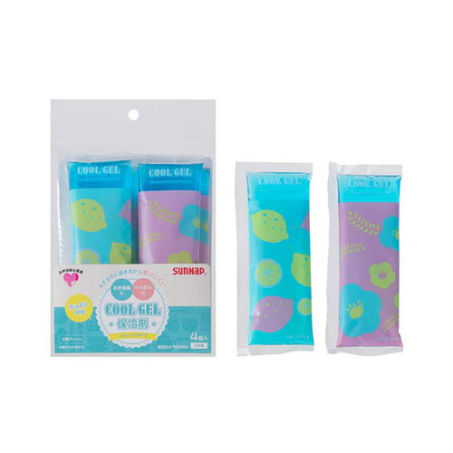 保冷剤　お弁当クールジェル　2柄アソート　4個入画像