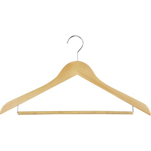 木製ハンガー　バリュー　ナチュラル　２０本画像