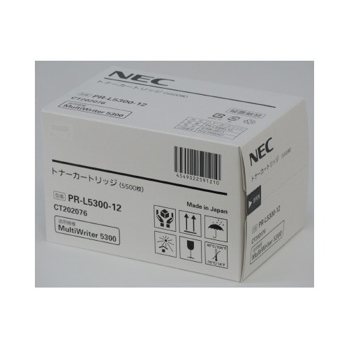 純正トナー　ＰＲ－Ｌ５３００－１２画像